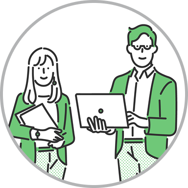 質問例や利用シチュエーションなどの画像