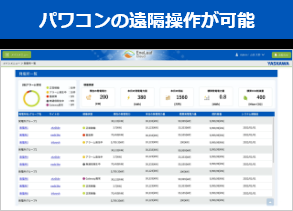 パワコンの遠隔操作が可能