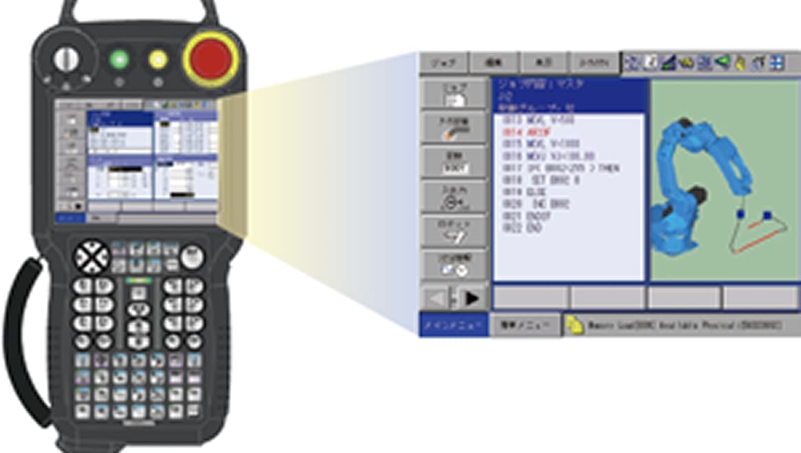 新型機種 YRC1000 外部3軸内蔵とトランスレスを実現してこのサイズ！